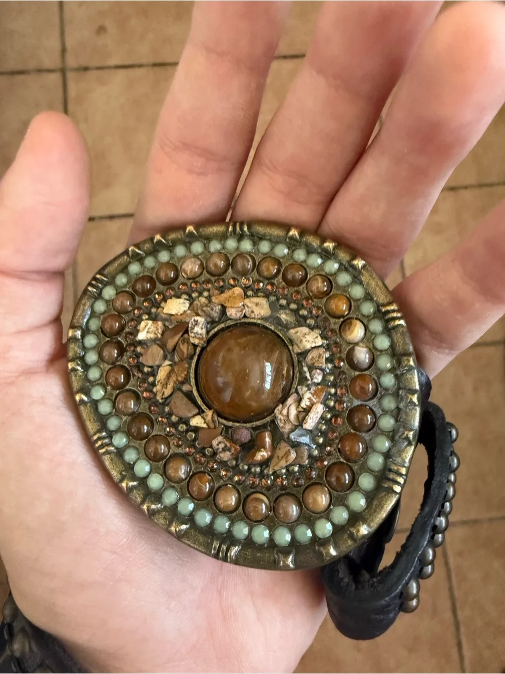 Leatherock studded belt